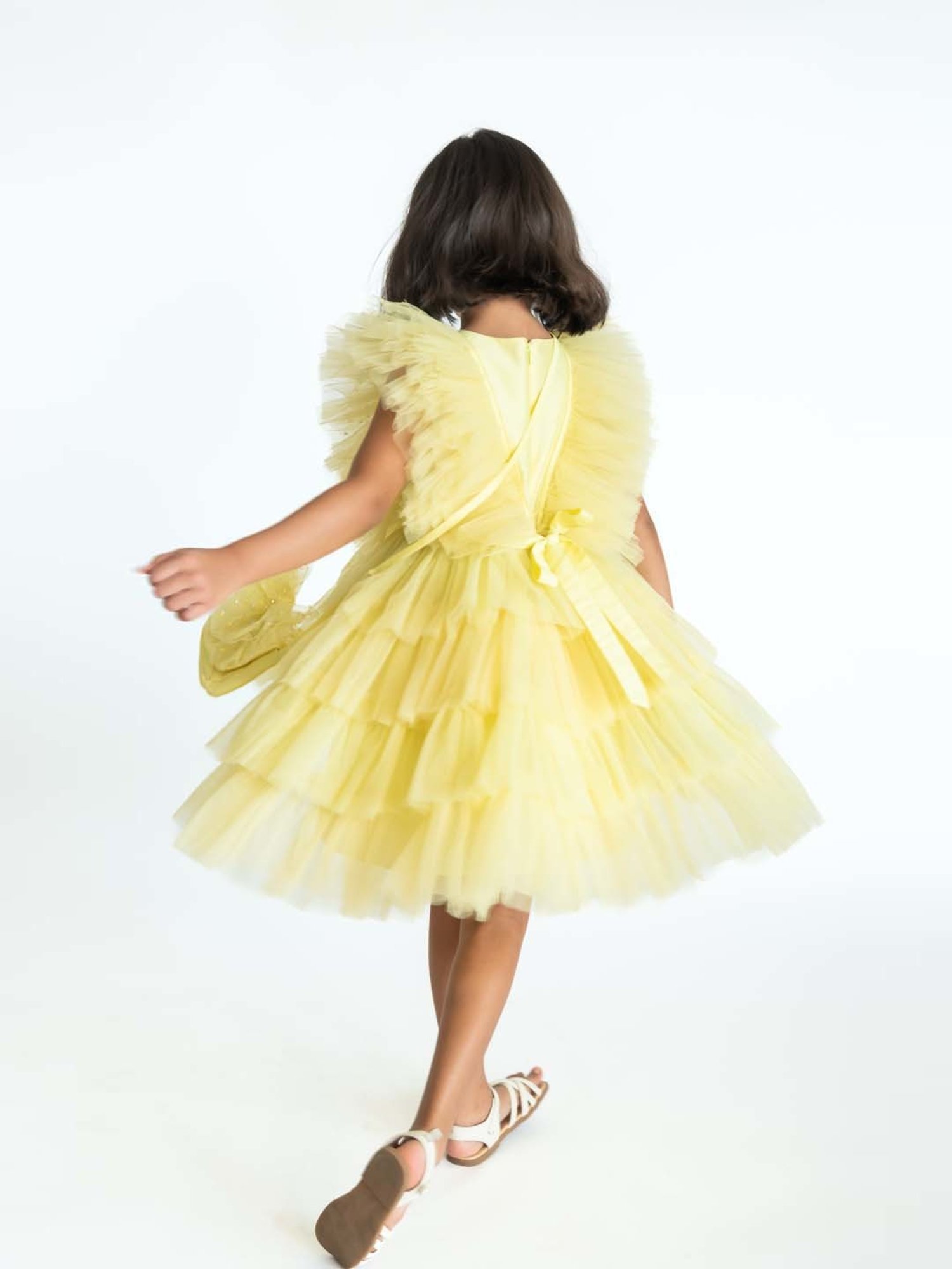 A Little Fable Yellow Regular Fit Dress