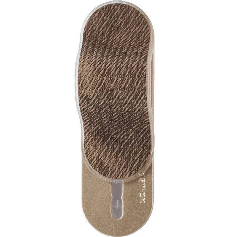 Phone Fin Finger Grip Denim - Brown