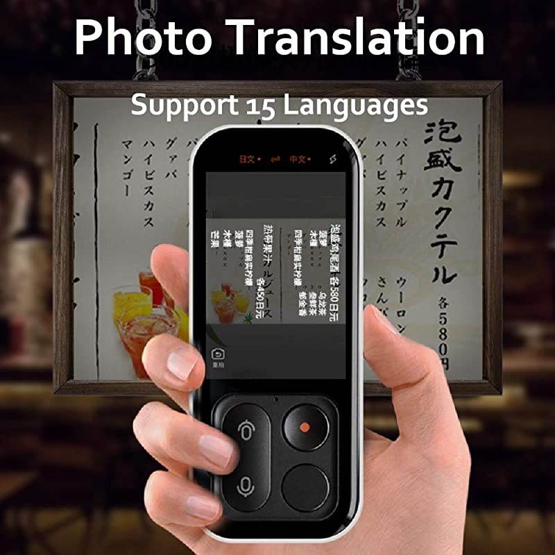 Multiple Languages Translator Portable Smart Two-Way Real Time Multi-Language Voice Translator for Learning Travel Meeting