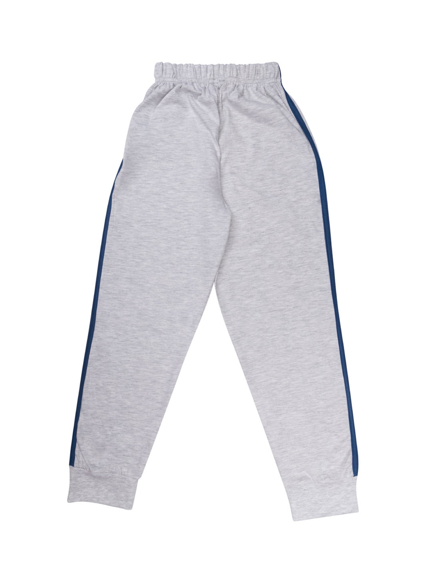 Todd N Teen Kids Printed Blue & Grey T-Shirt with Joggers