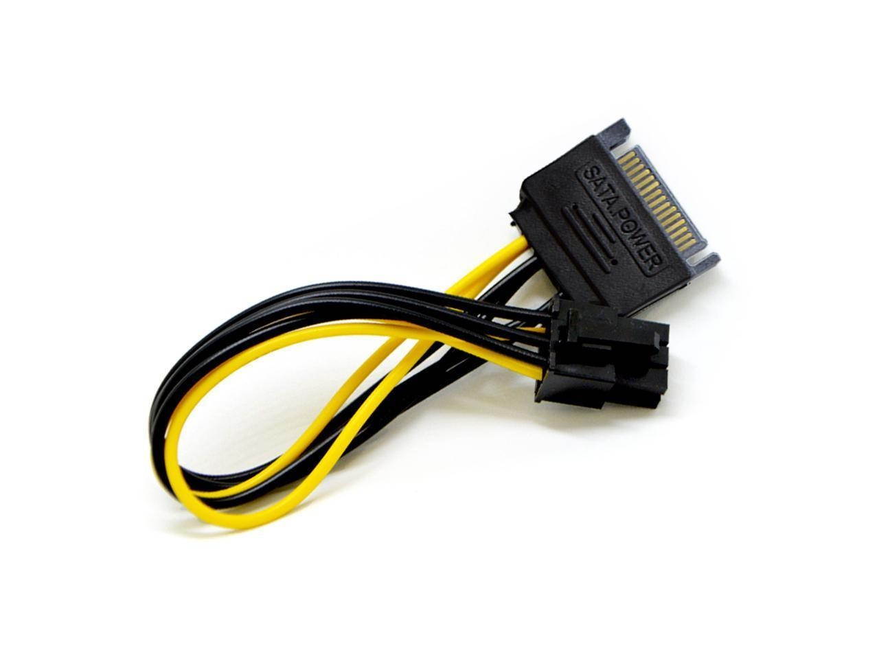 6-Pack VER 009S PCIe USB RISER 6-Pin PCI-E 16x to 1x Powered Riser Adapter Card w/ 60cm USB 3.0 Extension Cable & 6-Pin PCI-E to SATA Power Cable - GPU Riser Adapter - Ethereum Mining ETH -Led light