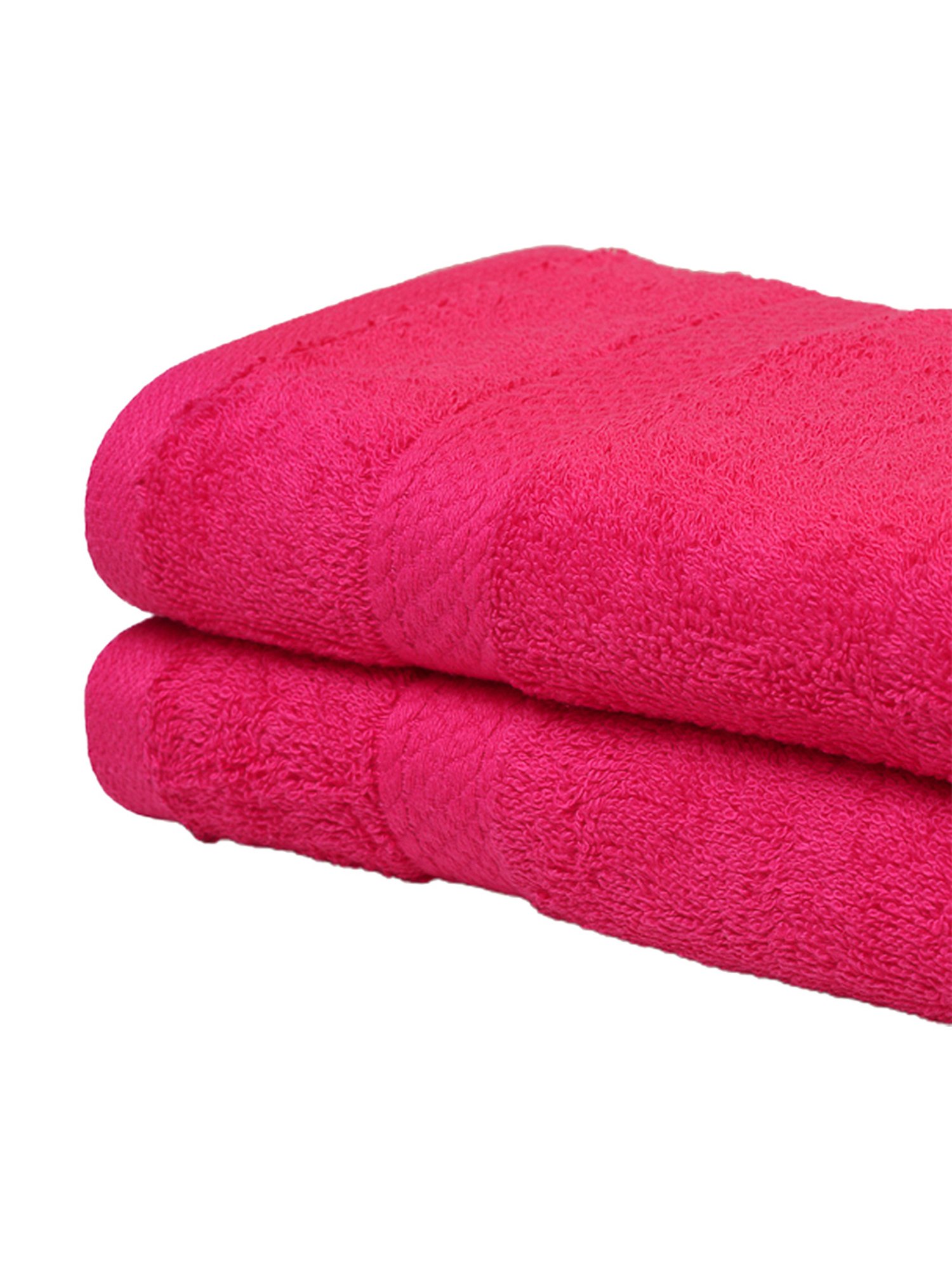 Spaces Colorfas Pink 480 GSM Cotton Hand Towel Set of 2