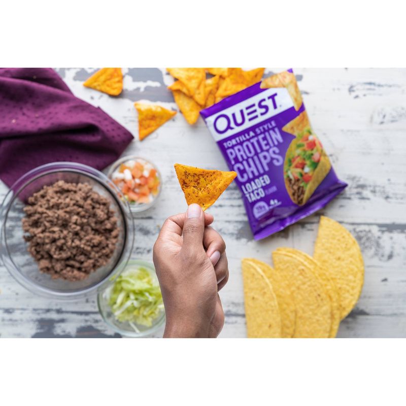 Quest Tortilla Style Protein Chips - Loaded Taco - 4ct/4.5oz