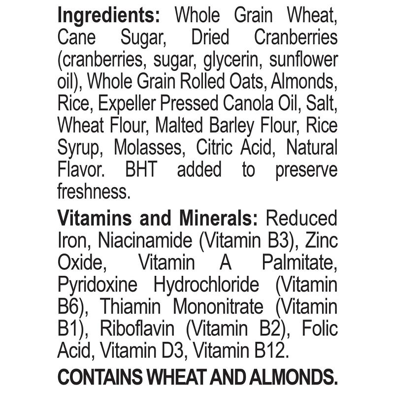 Great Grains Cranberry Almond Crunch Breakfast Cereal - 14oz - Post