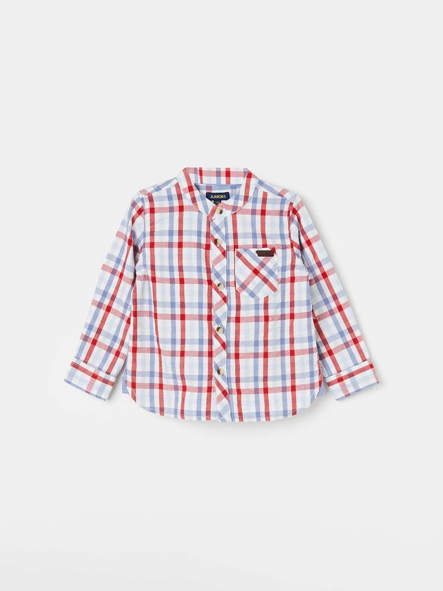 Juniors by Lifestyle Multicolor Cotton Chequered Full Sleeves Shirt