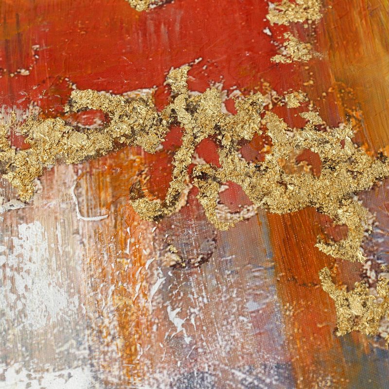 Abstract Expression Hand Painted Expressions Stretched Unframed Wall Canvas - StyleCraft