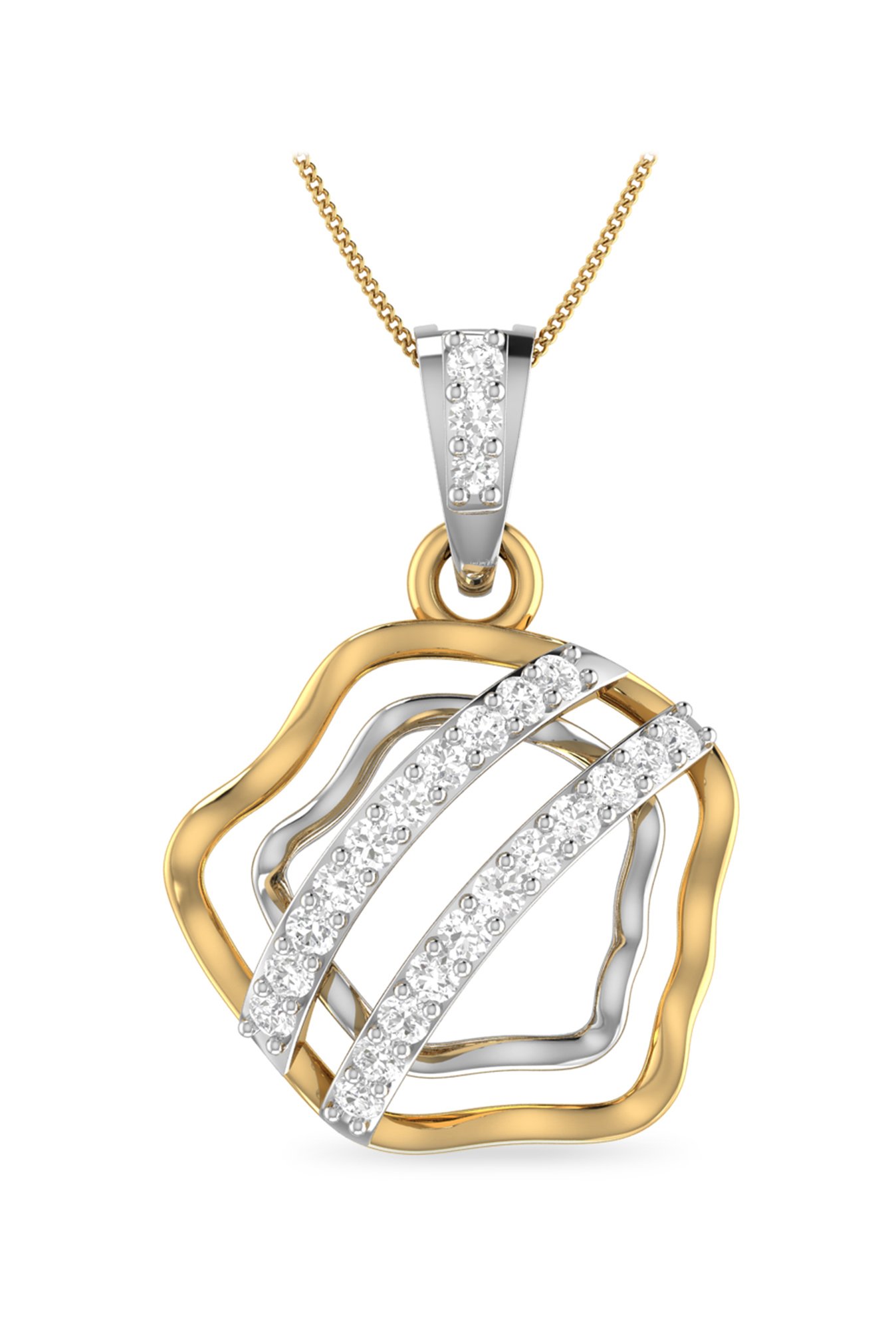 PC Jeweller Samir 22 kt Gold Pendant without Chain