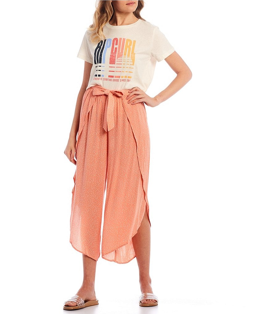 Angie High Rise Stripe Cargo Jogger Pants