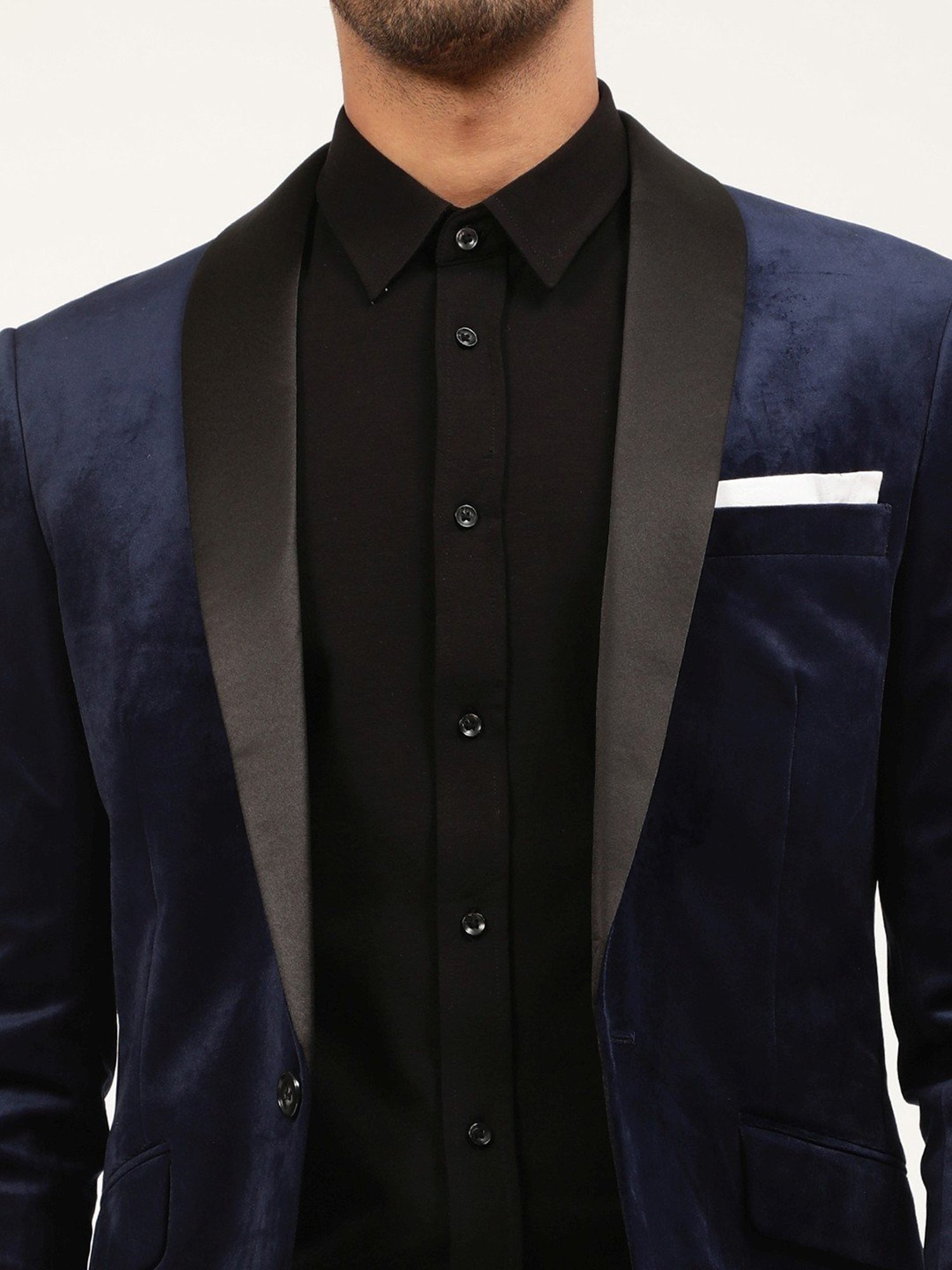 Lindbergh Dark Blue Slim Fit Two Piece Suit