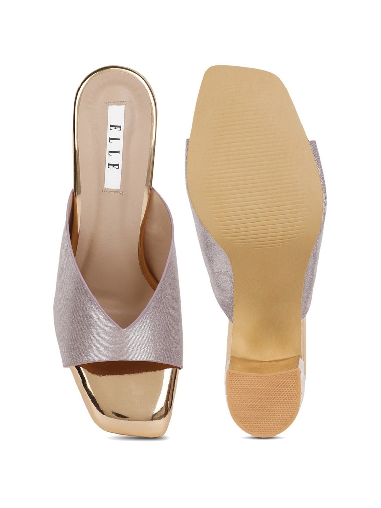 Elle Women's Rose Gold Casual Sandals