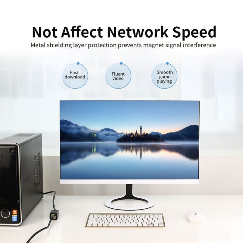 VENTION Network Cable Coupler RJ45 Cable Extension LAN Cables Cat6 Ethernet Gigabit Module Connector Female to Female