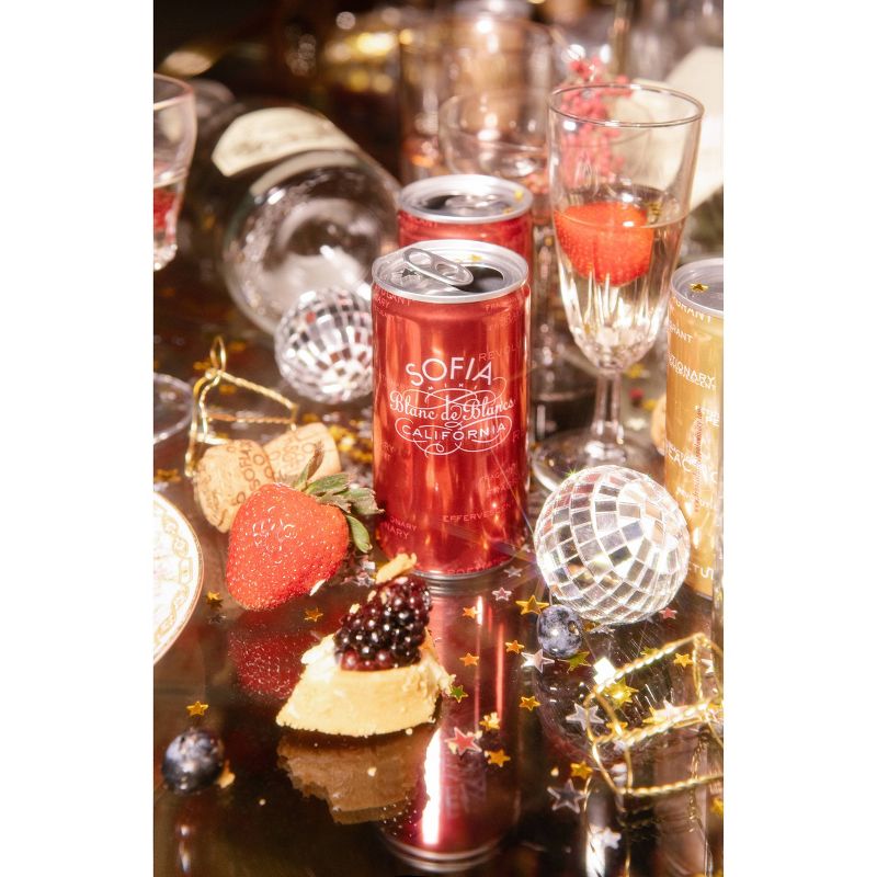 Francis Coppola Sofia Mini Blanc De Blancs White Wine - 4pk/187ml Cans