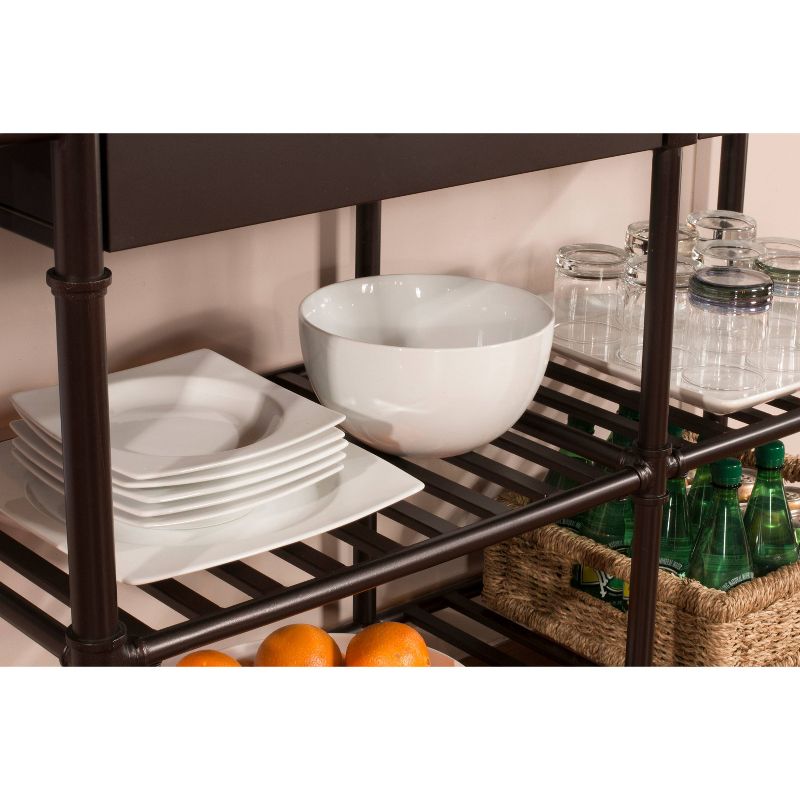 Casselberry Kitchen Cart Brown/Walnut - Hillsdale Furniture