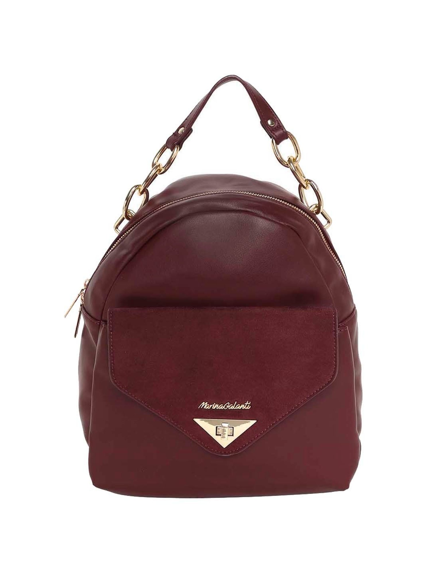 Marina Galanti Maroon Medium Backpack