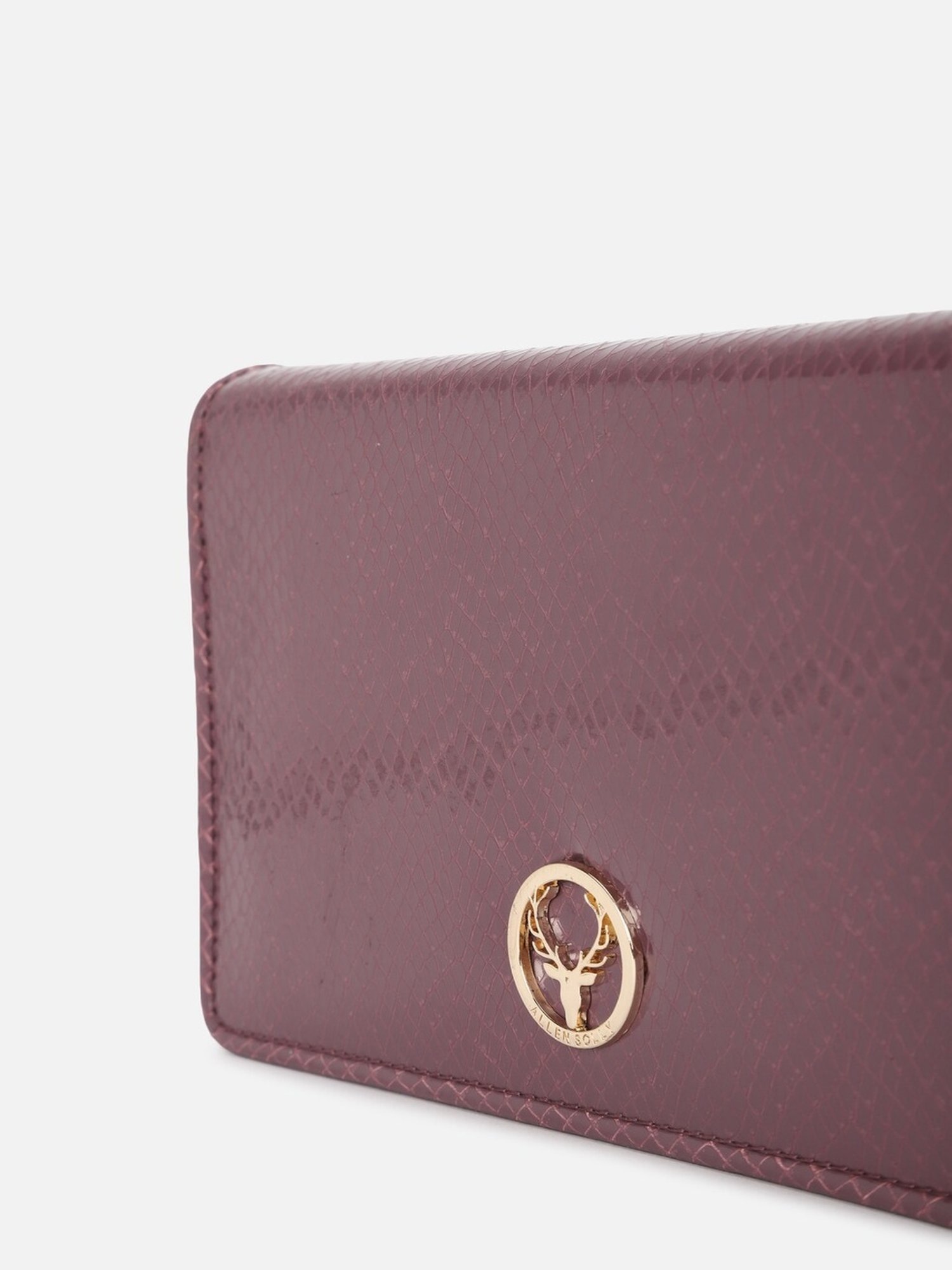 Allen Solly Pink Textured Medium Sling Handbag