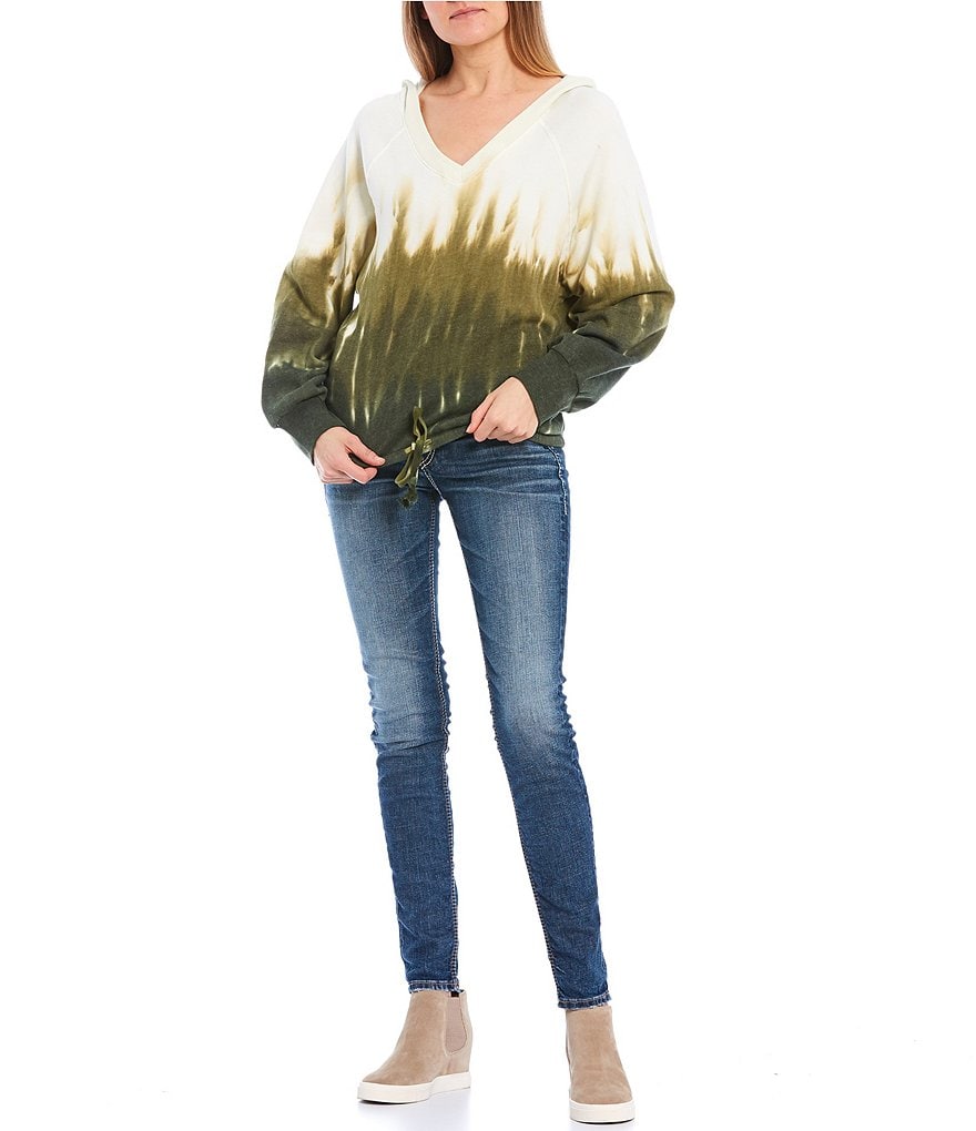 Love On A Hanger Tie-Dye Banded Hoodie