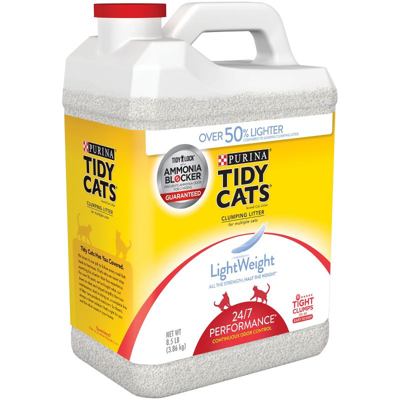 Purina Tidy Cats Lightweight 24/7 Performance Multiple Cats Clumping Litter - 8.5lbs