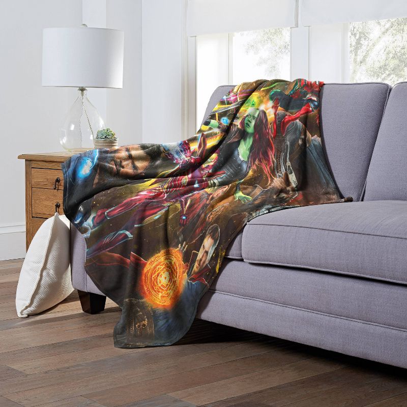 Avengers Infinity Wars Team Infinity Silk Touch Throw