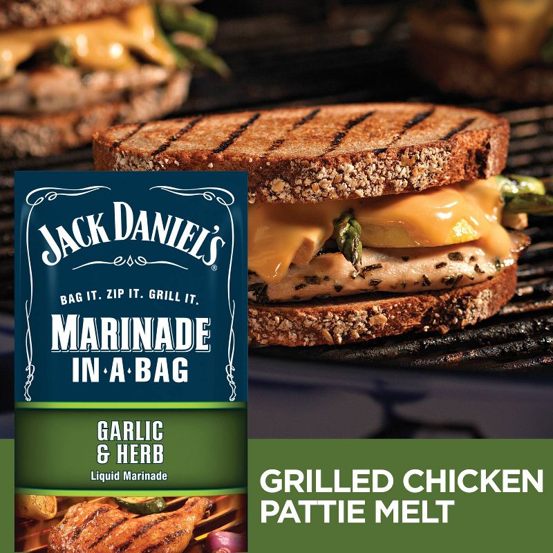 Jack Daniel's Marinade in a Bag Garlic & Herb Liquid Marinade - 12oz