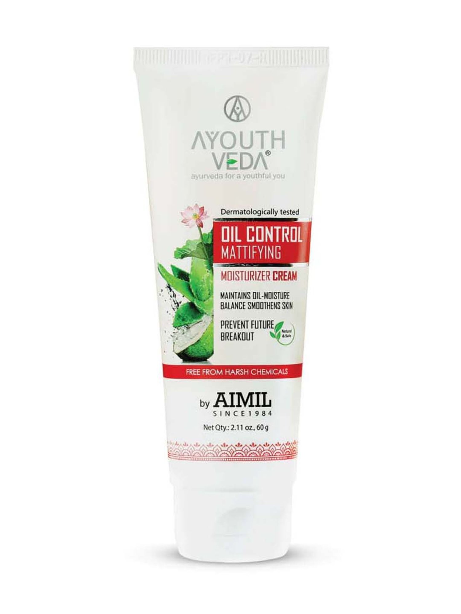 AyouthVeda Oil Control Mattifying Moisturizer Cream - 60 gm