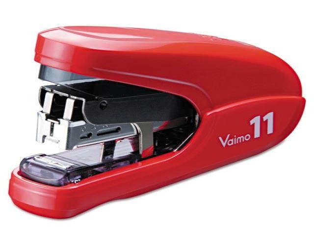 Flat Clinch Light Effort Stapler, 35-Sheet Capacity, Red, Sold as 1 Each