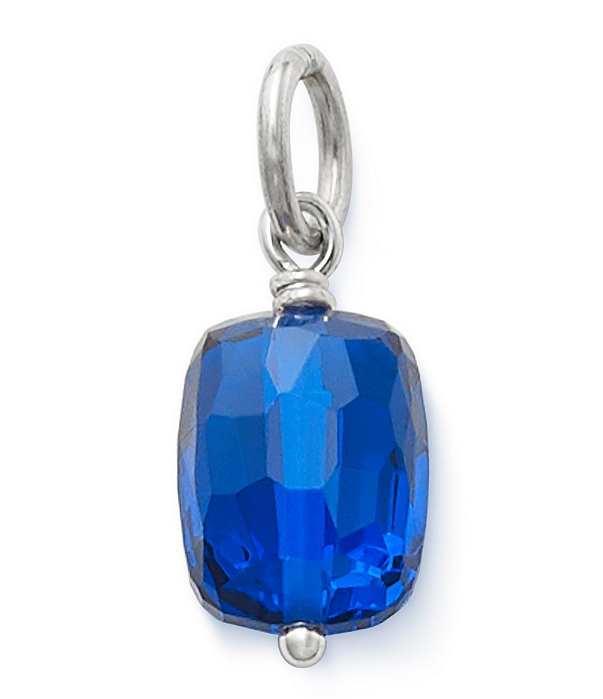 James Avery Faceted Lab-Created Blue Spinel Birthstone Charm