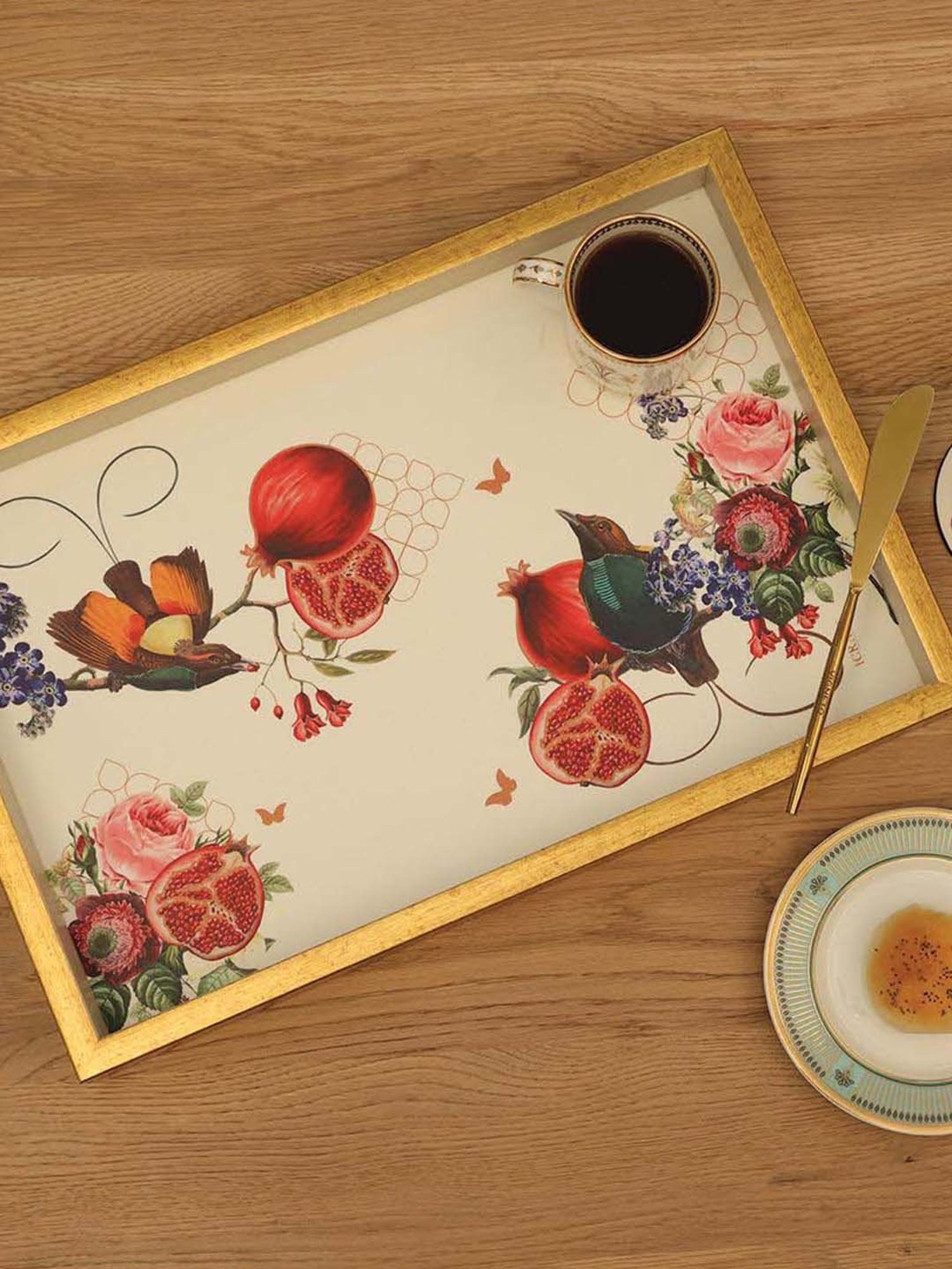 Episode Silver Plated Leaf Dish Tray - Large