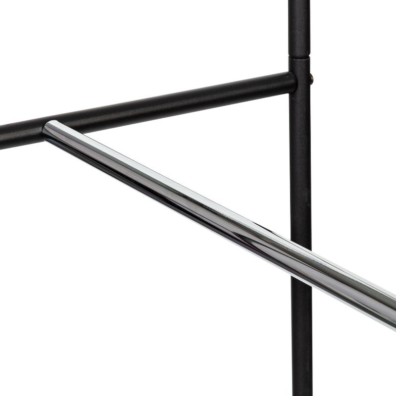 Freestanding Closet Black/Silver - Room Essentials™