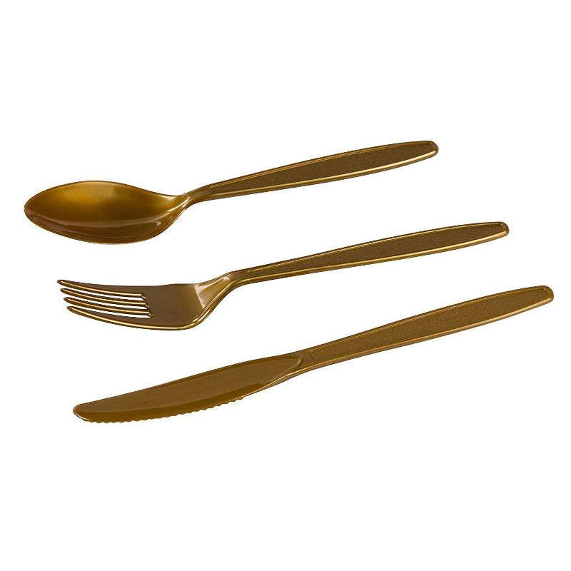 Blue Panda 144 Piece Halloween Disposable Party Dinnerware Pack Serves 24 - Plates, Napkins, Cups & Cutlery