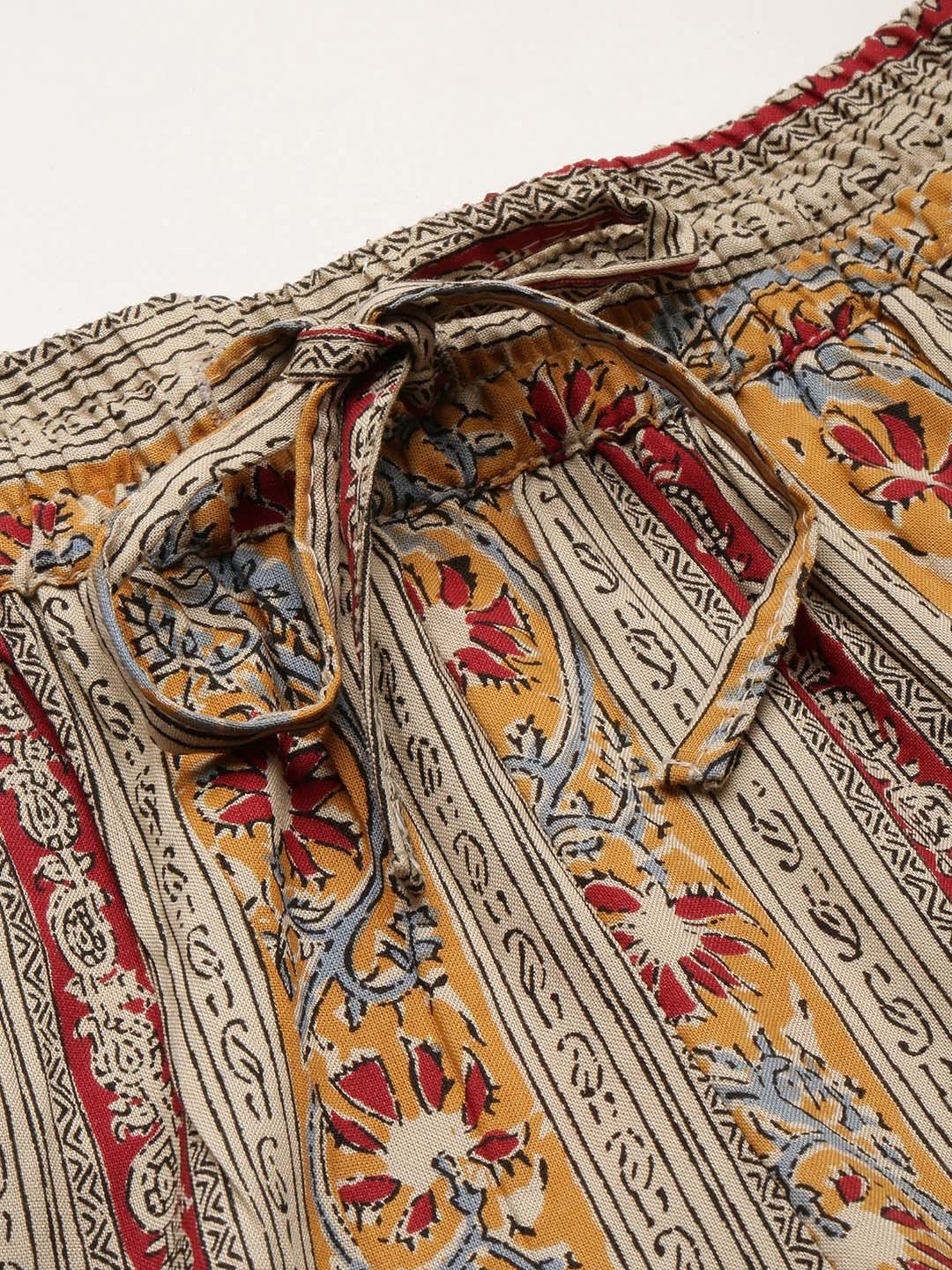 Amukti Multicolor Printed Pants