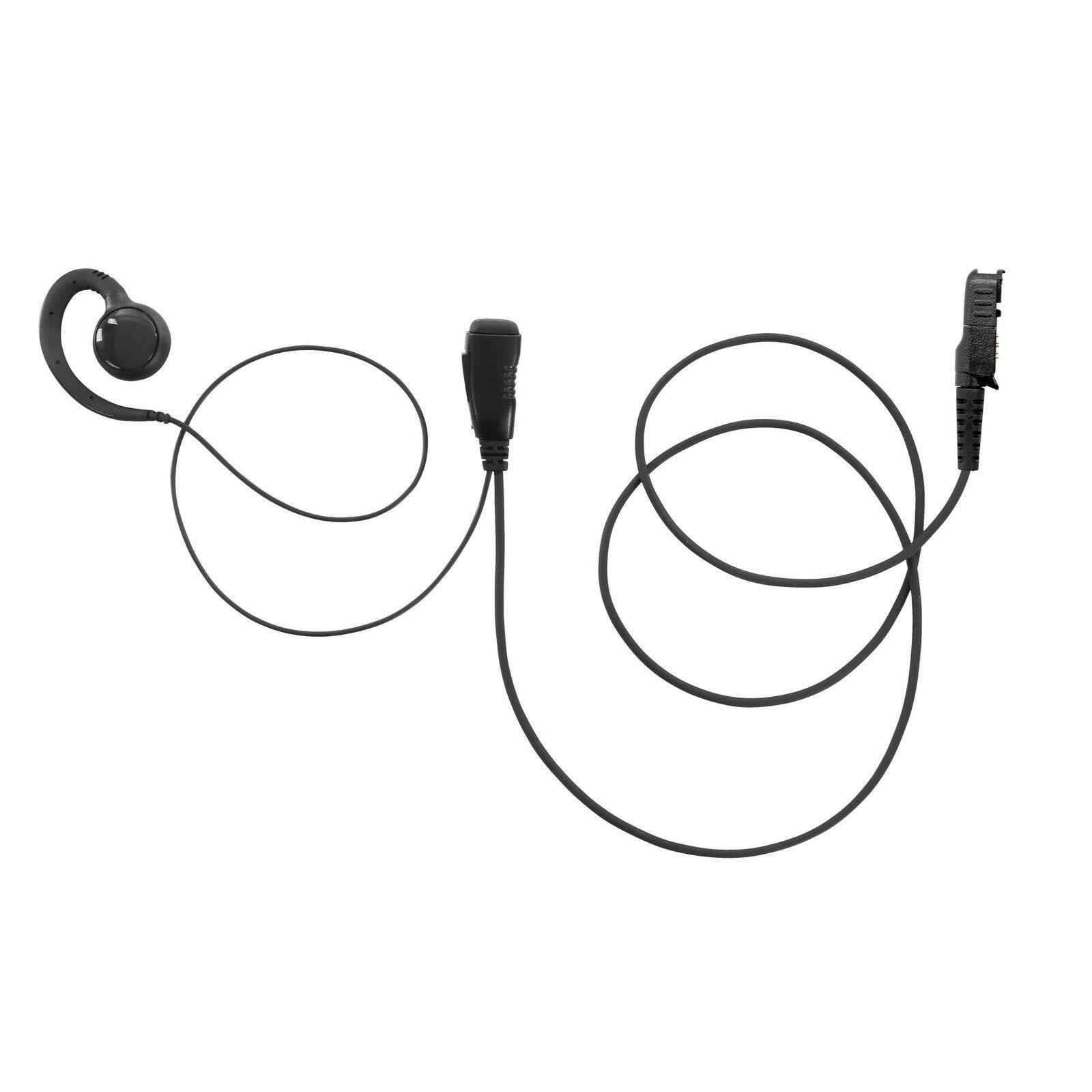 Police Security Swivel C-Style Headset for Motorola DEP550 DEP570 DP2400