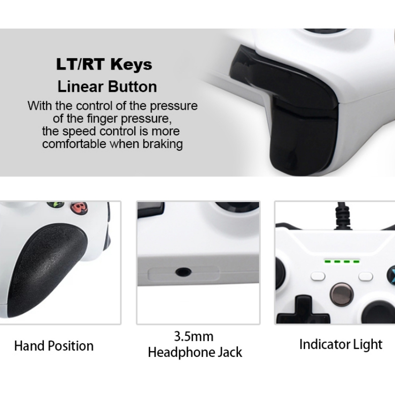 Wired Controller for Xbox One, YCCSKY Xbox One Wired Gaming Controller for Xbox One PC Windows 7/8/10,with Audio Jack Dual-Vibration Turbo