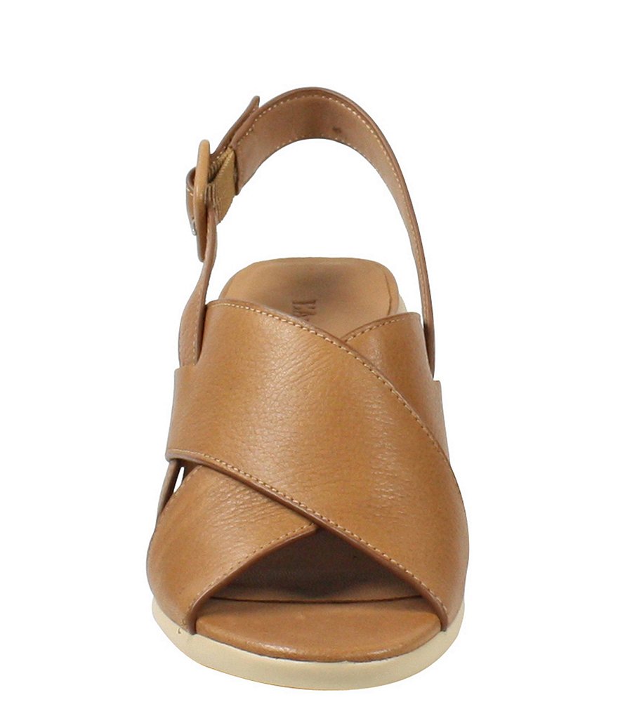 L'Amour Des Pieds Wangala Leather Block Heel Sandals