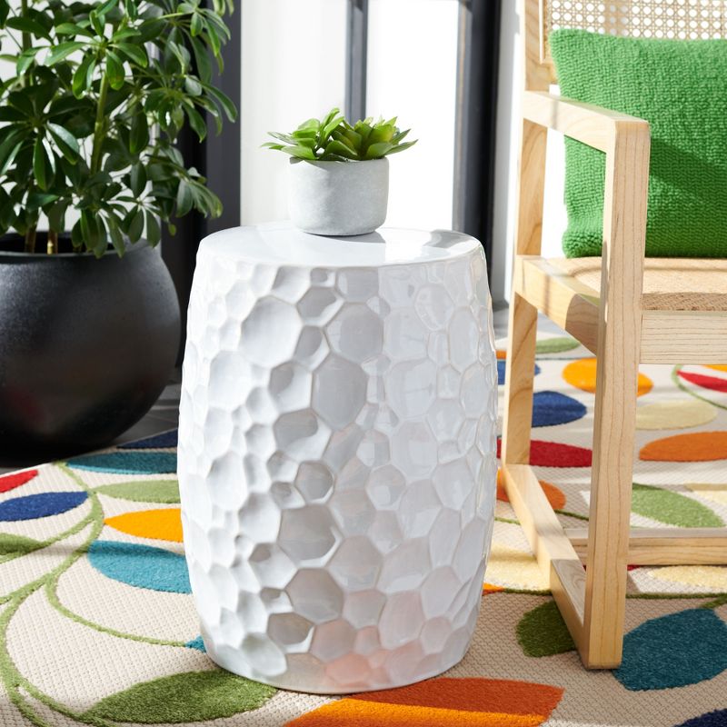 Fiber Clay Patio Garden Stool - Olivia & May