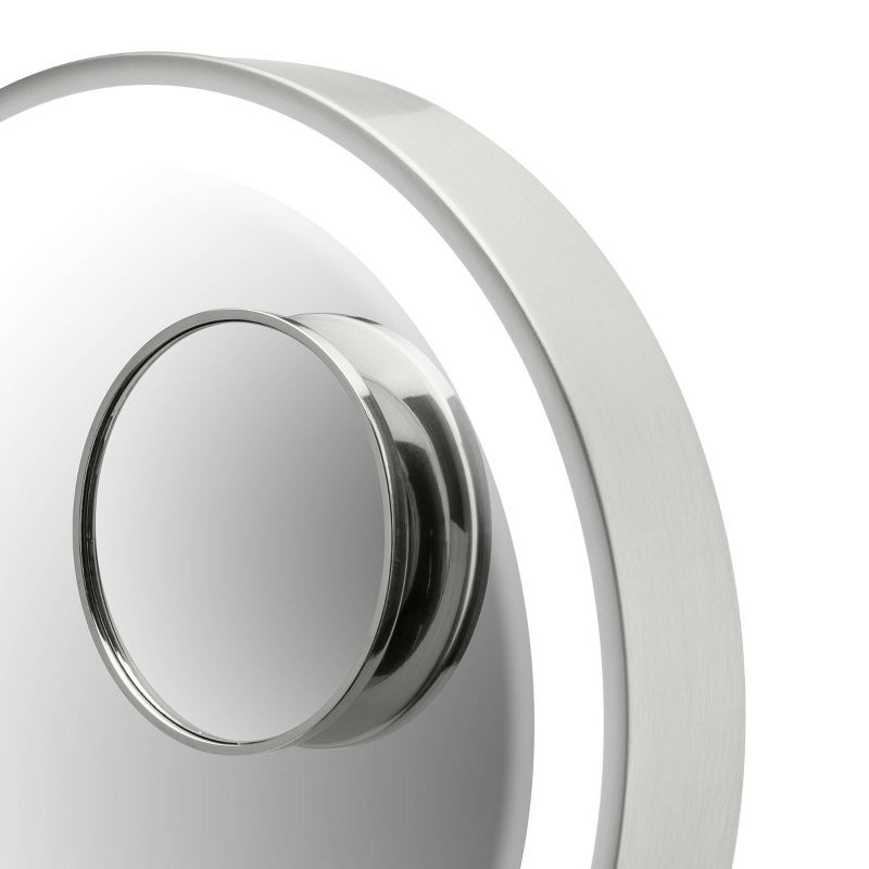 iHome 9" LUX POWER Lighted LED Vanity Makeup Mirror with  Bluetooth Audio