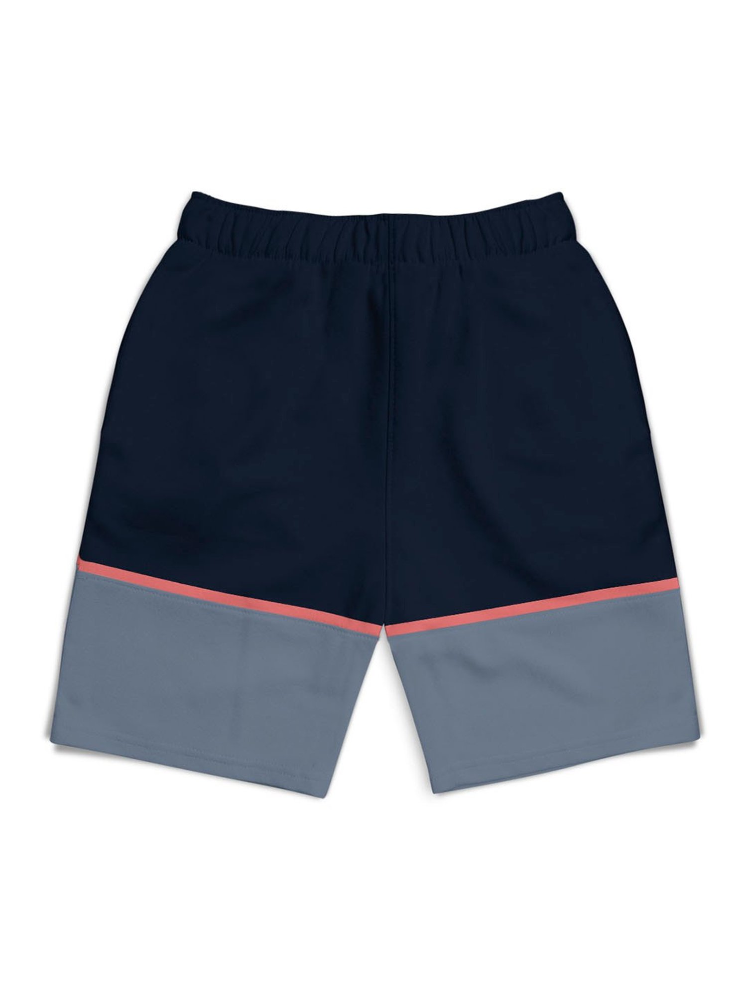 HELLCAT Boys Navy Color Block Shorts