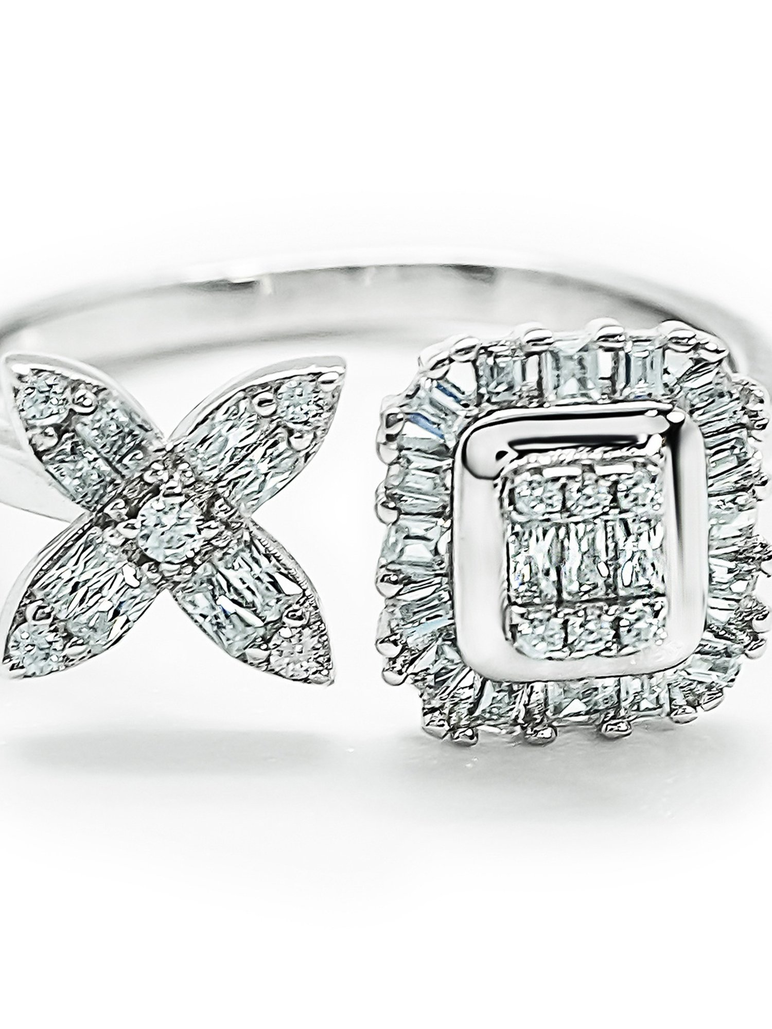 Silberry 92.5 Sterling Silver XO Ring