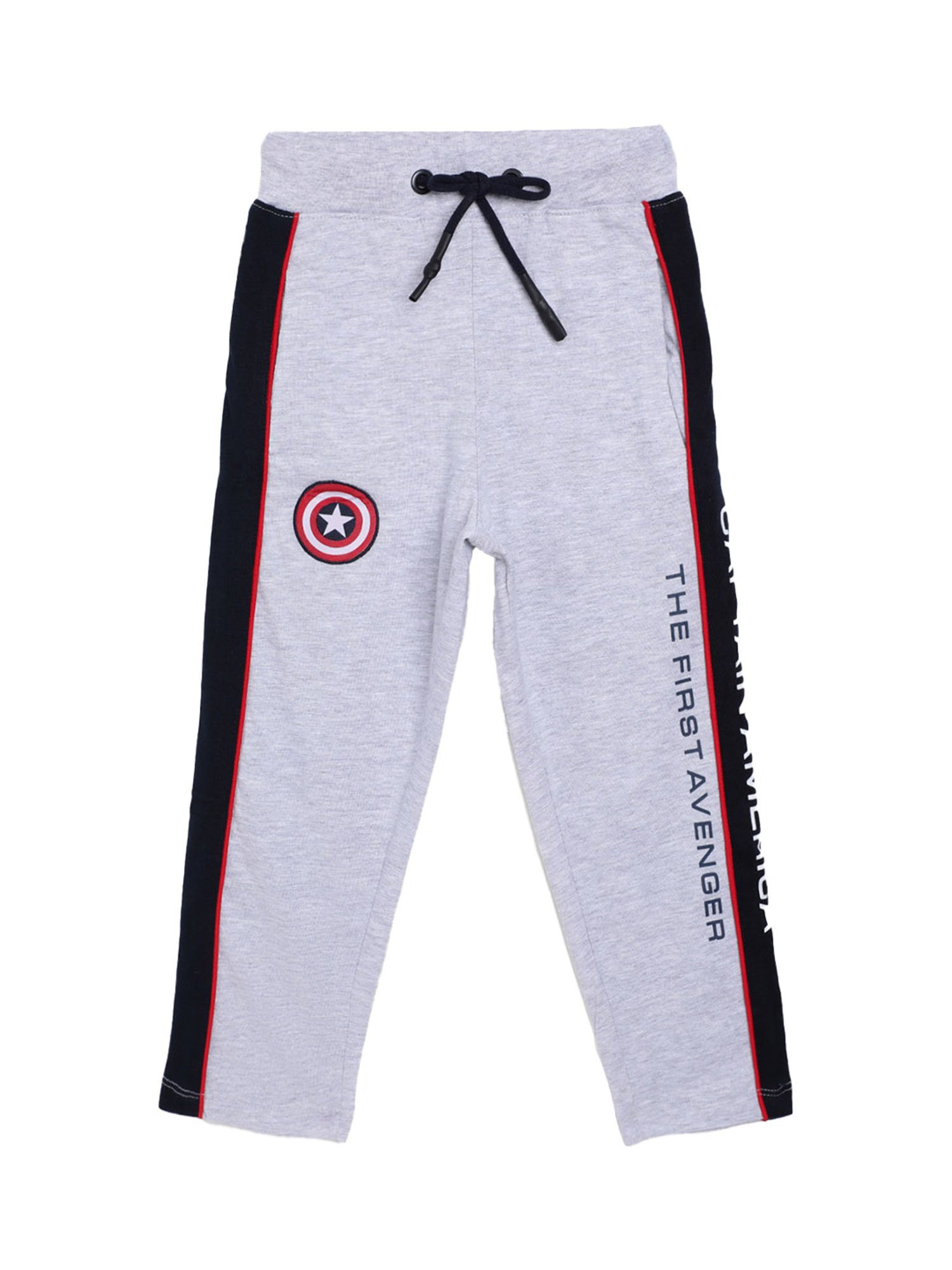 Octave Boys Grey Printed Trackpants
