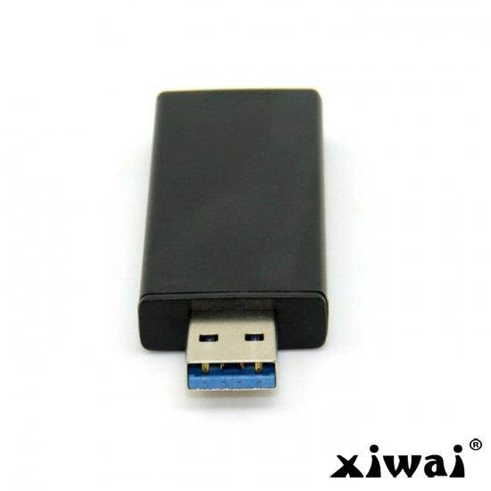 Xiwai 42mm NGFF M2 SSD to USB 3.0 External PCBA Conveter Adapter Card Flash Disk Type with Black Case
