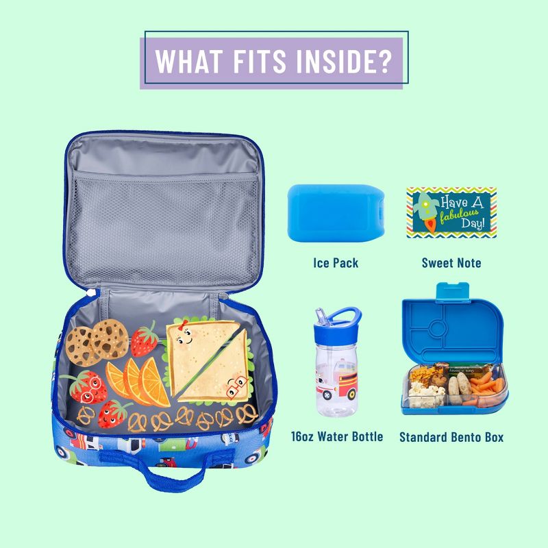 Wildkin Olive Kids' Heroes Lunch Box - Blue