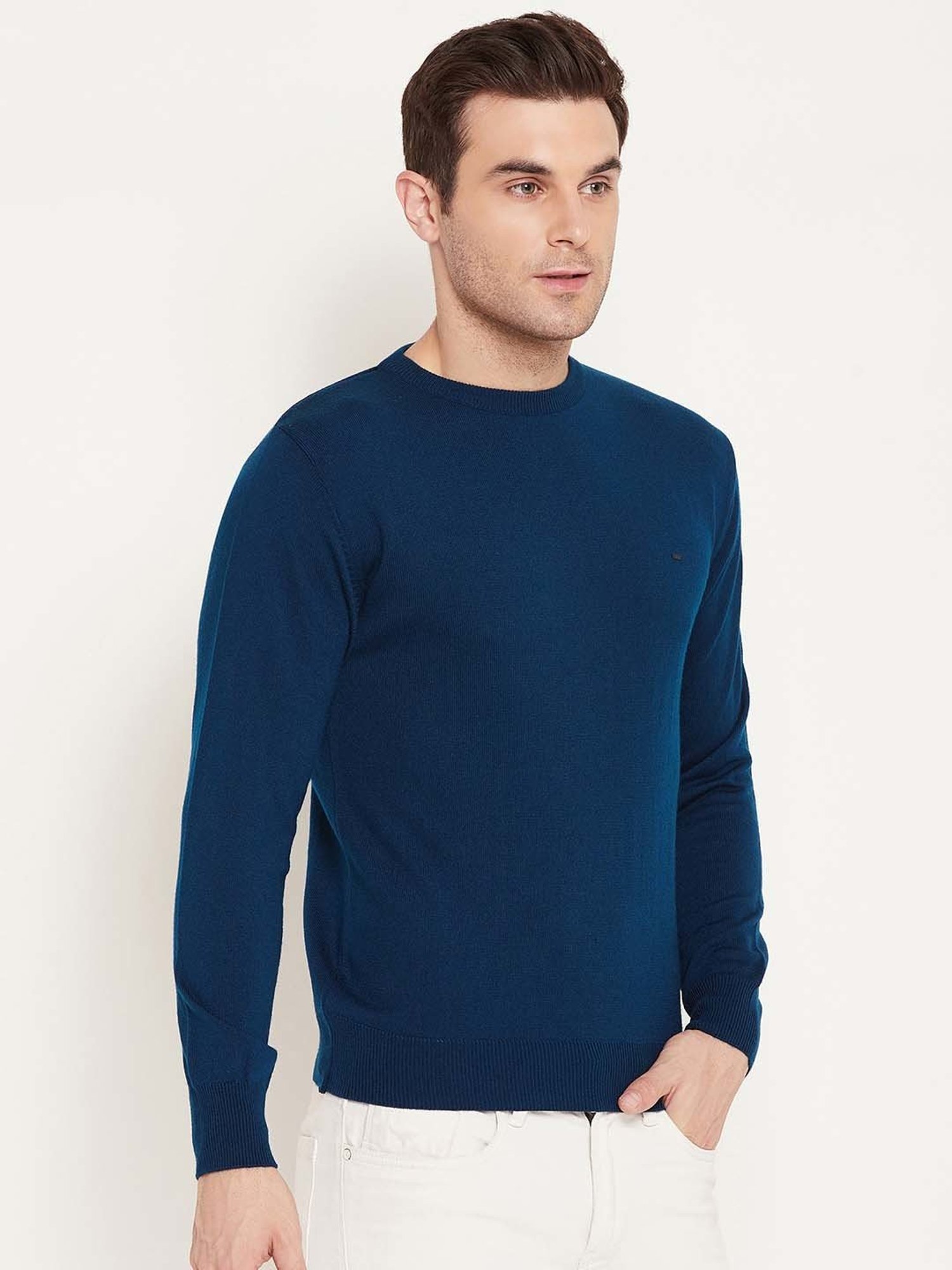 Okane Navy Regular Fit Sweater