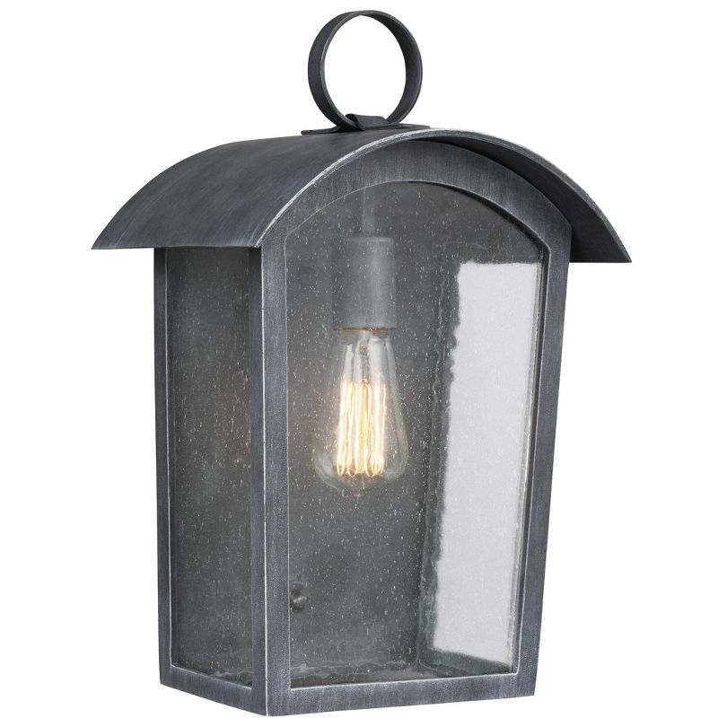Generation Lighting Hodges 1 light Ash Black Outdoor Fixture OL13302ABLK