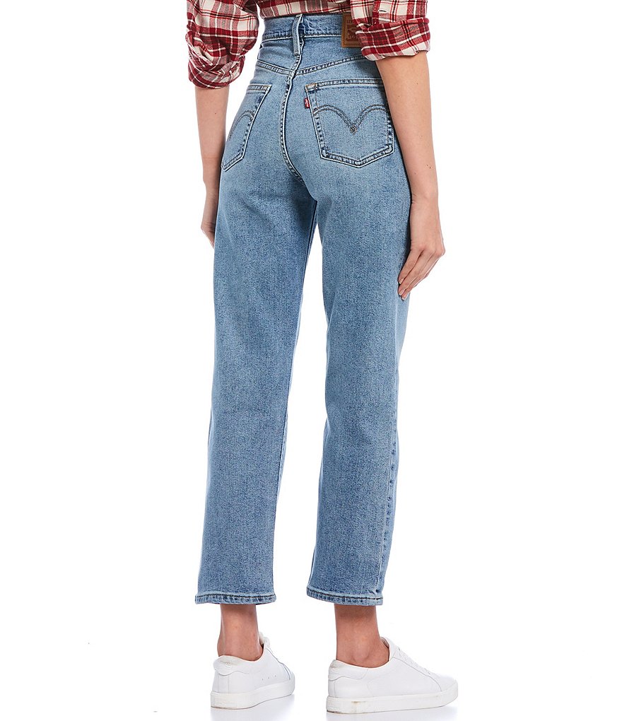 Celebrity Pink Shadow Knee Mid Rise Straight Jeans