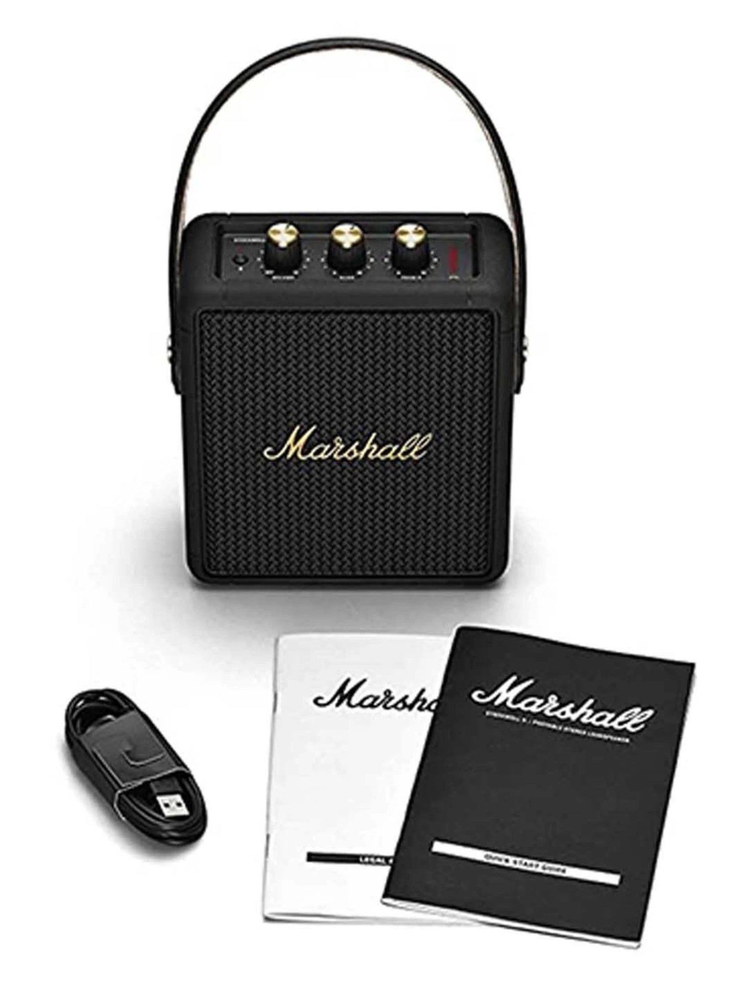 Marshall Stockwell 2 1005544 20W Bluetooth Speaker (Black/Brass)