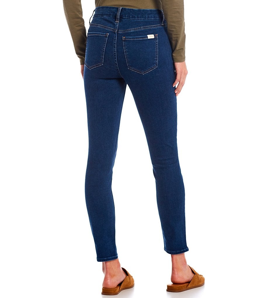 JEN7 by 7 for All Mankind Mid Rise Ankle Length Skinny Jeans