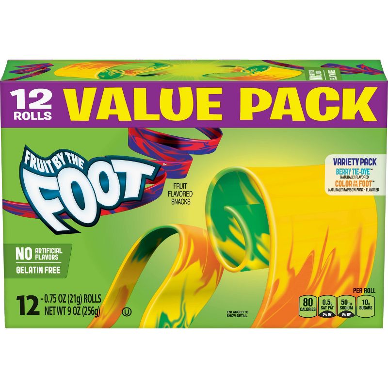 Fruit By The Foot Fruit Flavored Snacks Value Pack - 9oz