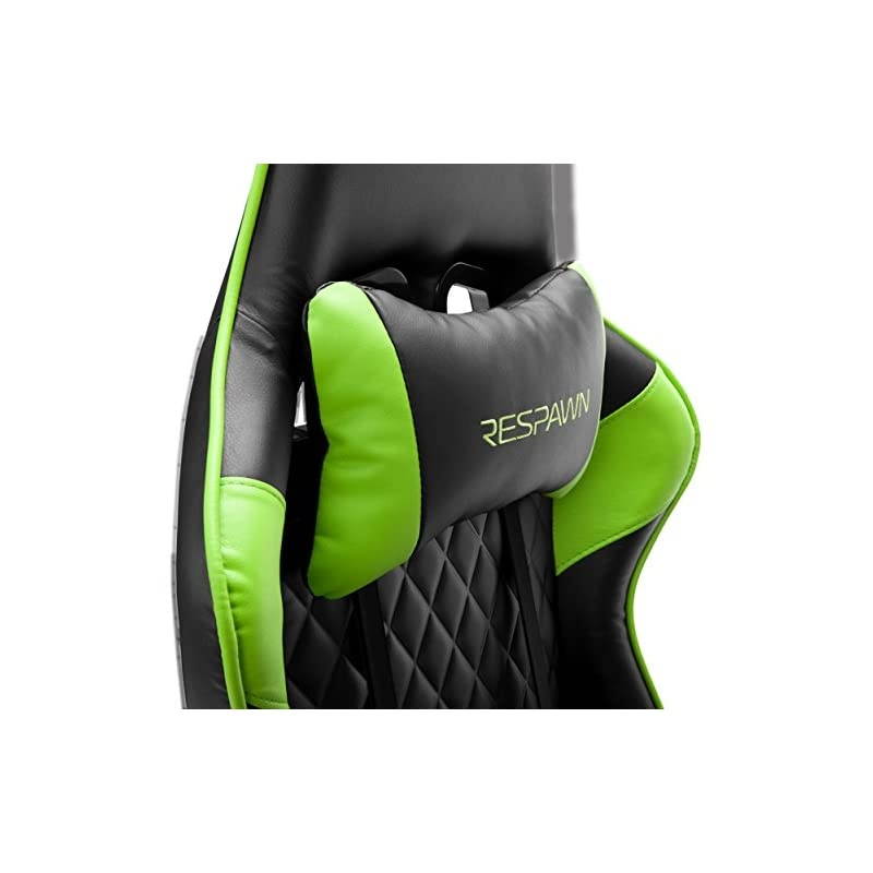 100 Racing Style Gaming Chair, in Black (RSP-100-BLK)