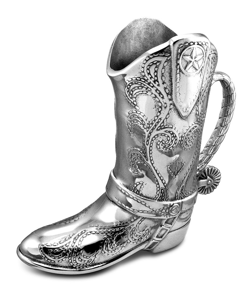Wilton Armetale Cowboy Boot Pitcher