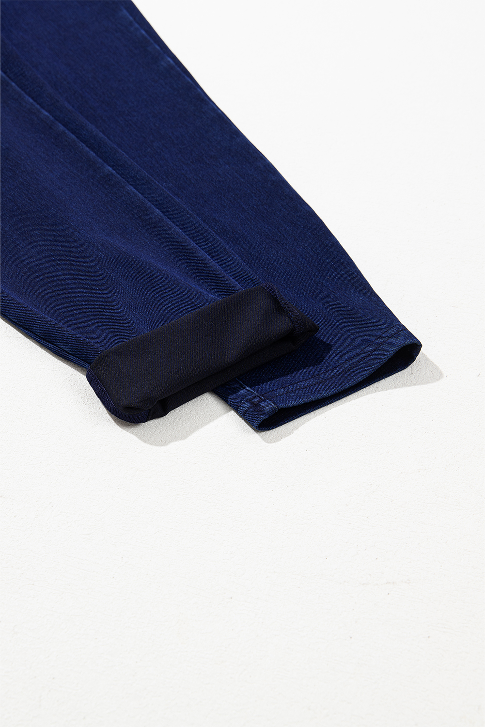 TWIN BIRDS Black & Blue Cotton Capris - Pack Of 2