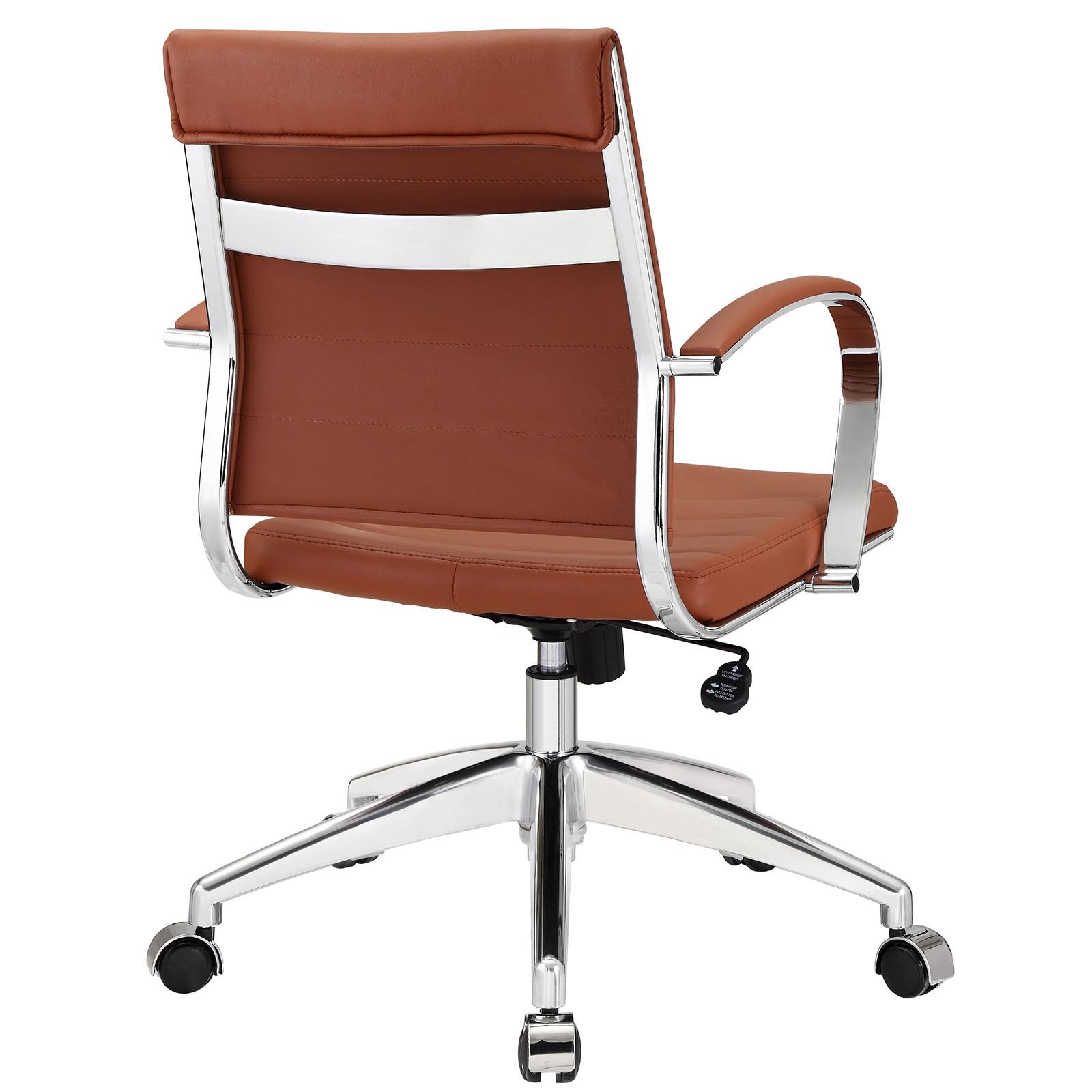 Jive Mid Back Office Chair in Terracotta